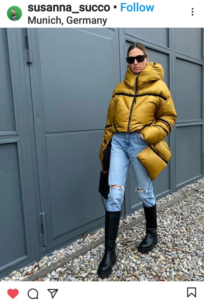 how to wear a puffer jacket