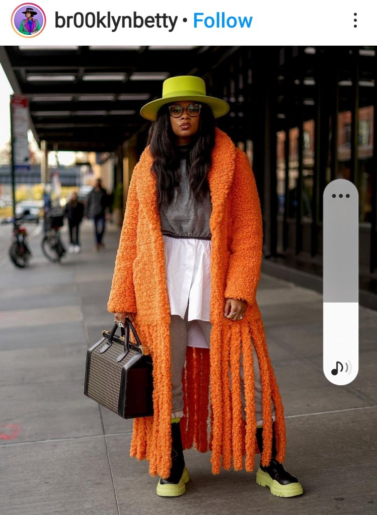 how to style a colourful coat